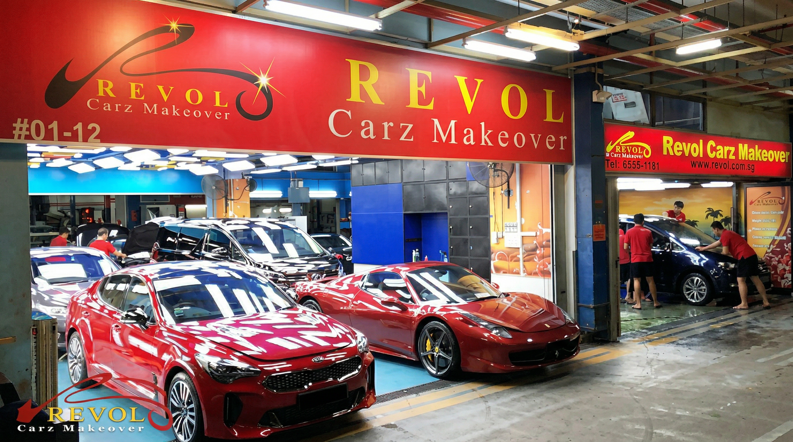 Revol Carz professional car grooming centre Singapore