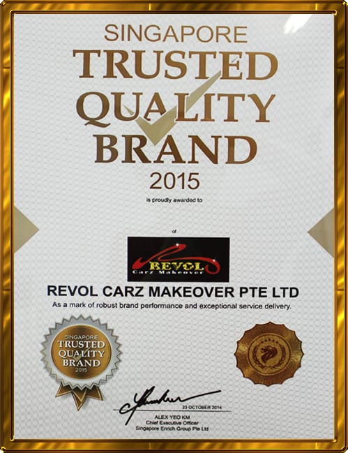 Singapore Trusted Quality Brand Award 2015