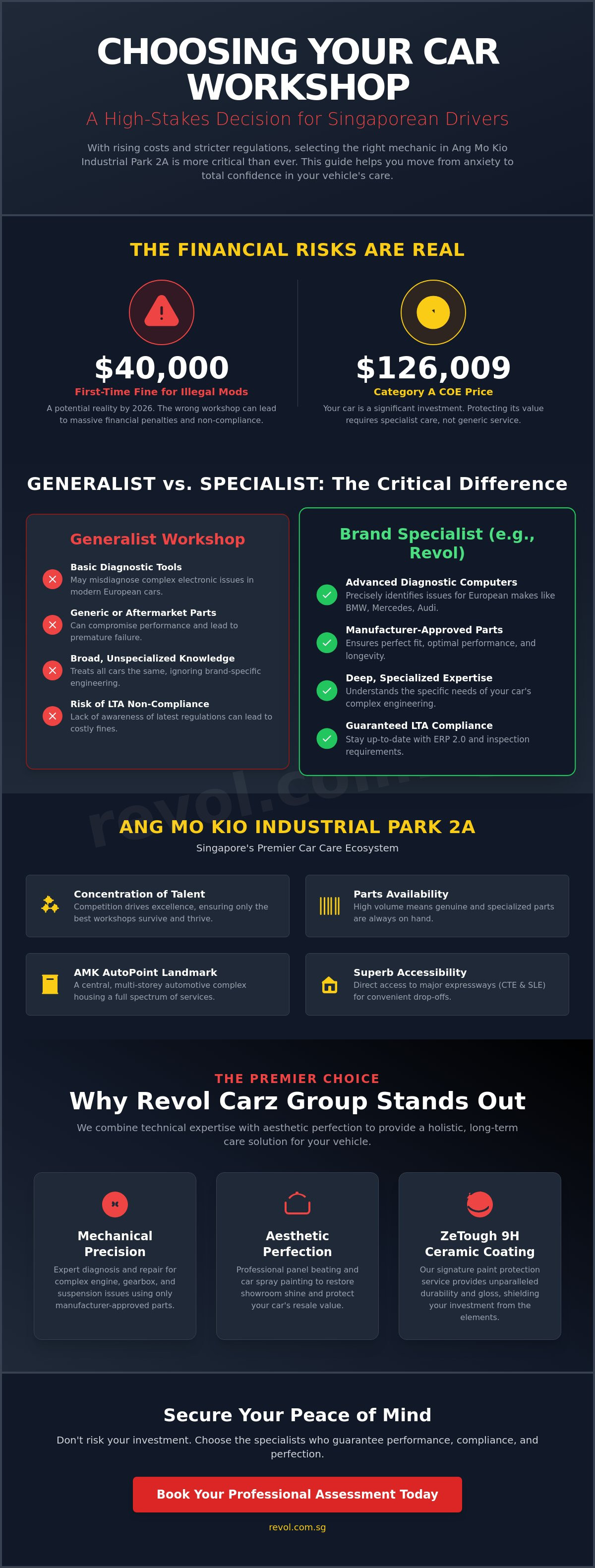 Ang Mo Kio Industrial Park 2A Car Workshop Guide: Finding Specialist Care in 2026 infographic