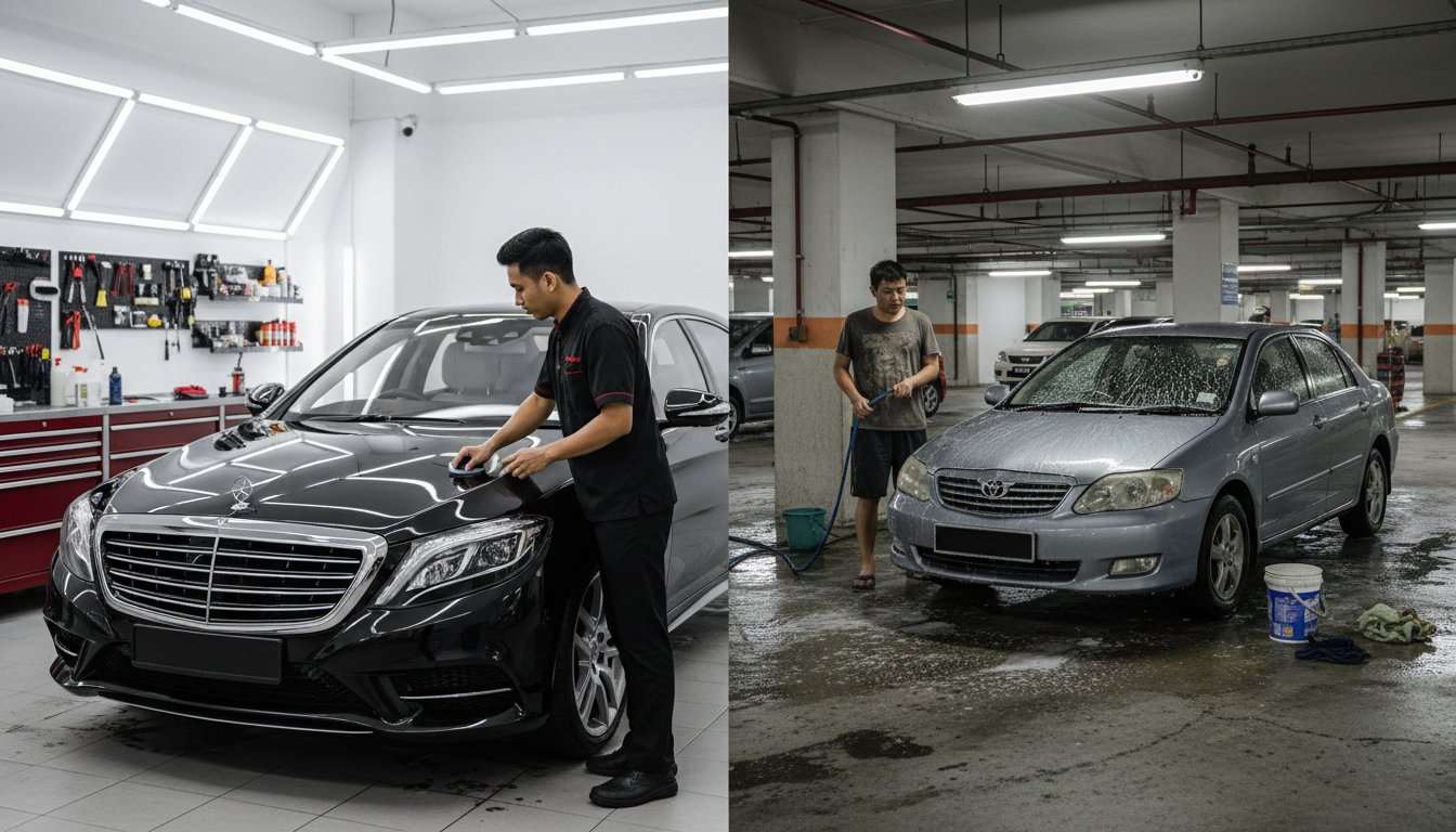 Professional Car Grooming vs. DIY: A Singapore Driver's Guide