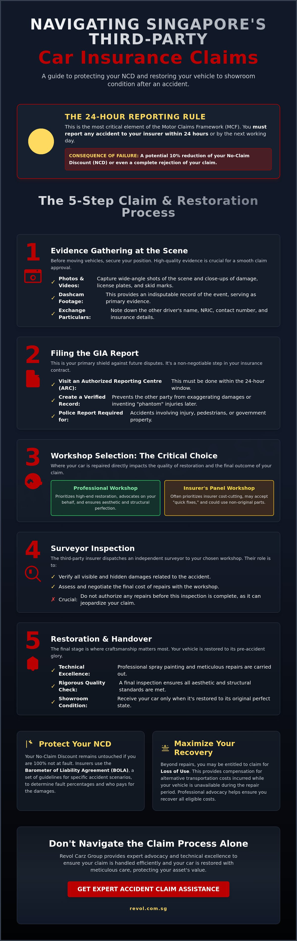 Third Party Insurance Claim Process in Singapore: The Ultimate 2026 Guide infographic