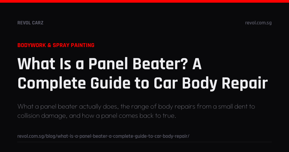 What Is a Panel Beater? A Complete Guide to Car Body Repair | Blog ...