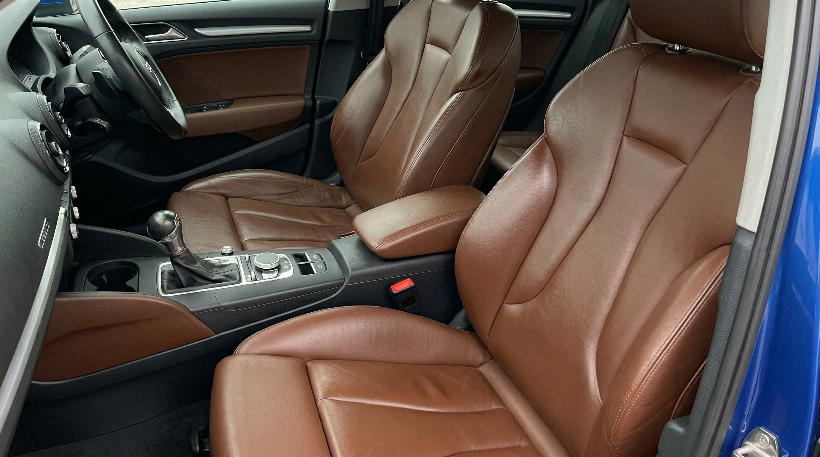 Car interior after grooming at Revol Carz