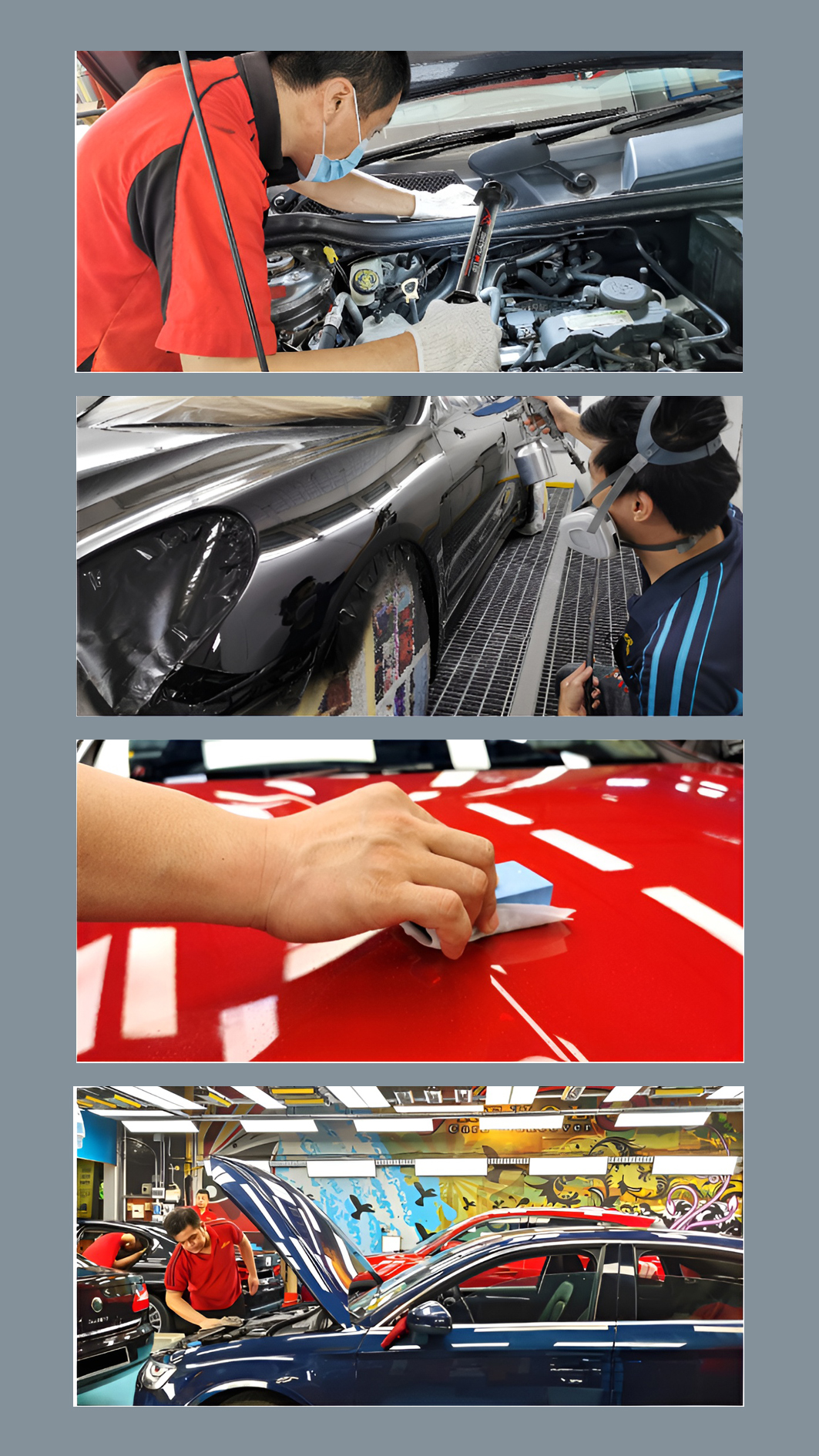 Revol Carz one-stop care: workshop, spray painting, paint protection