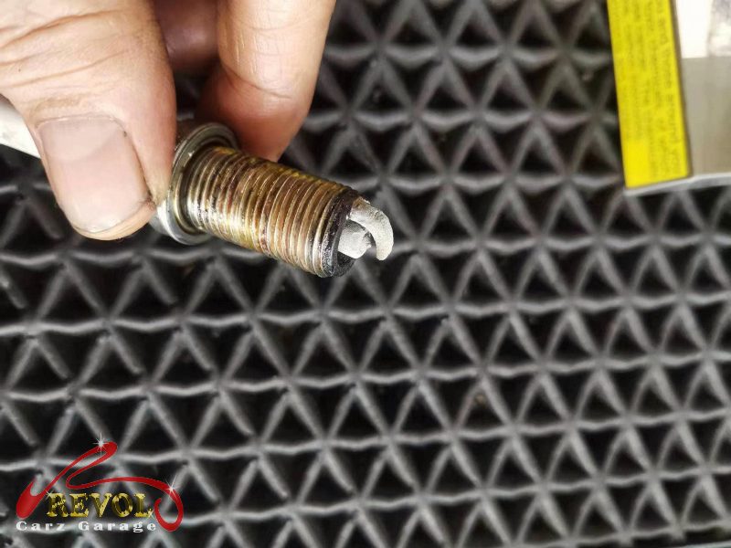 The worn engine and transmission mounts flagged on the inspection.