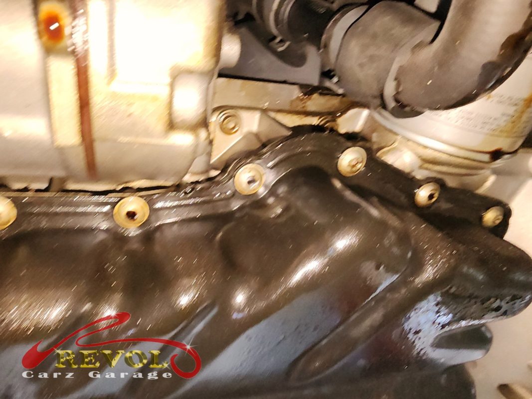 Diagnostics on the Audi A3 showing the crankcase ventilation fault codes.
