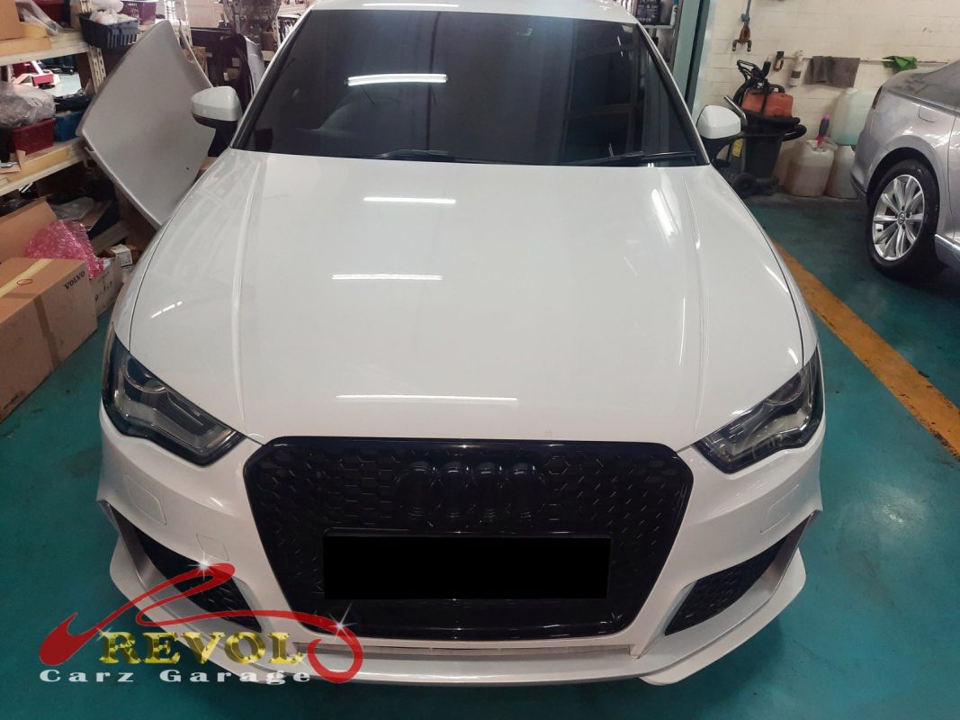 The new Audi-spec oil separator ready to fit.