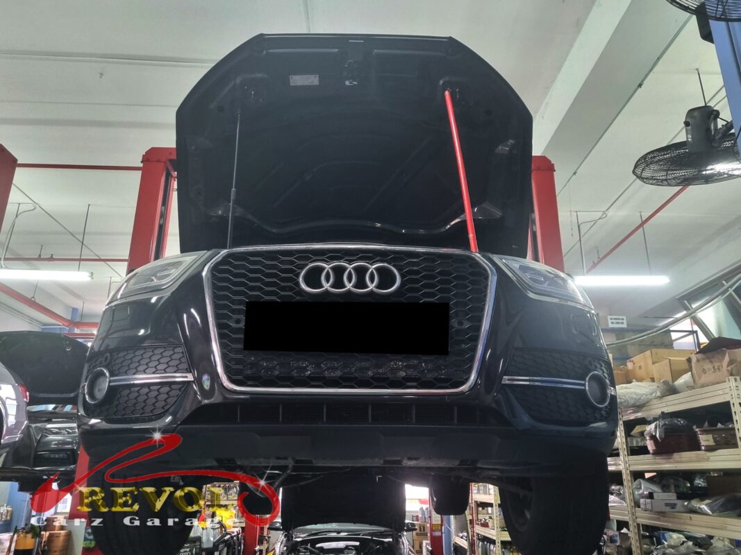 The charging output checked on the Audi Q3.
