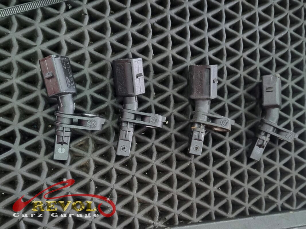 The new Audi-spec ABS sensor ready to fit.