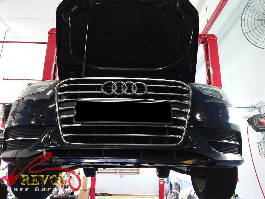 Diagnostic scan on the Audi A3 pointing to the failed DSG mechatronic unit.