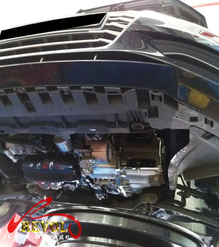 The DSG fluid drained from the gearbox.