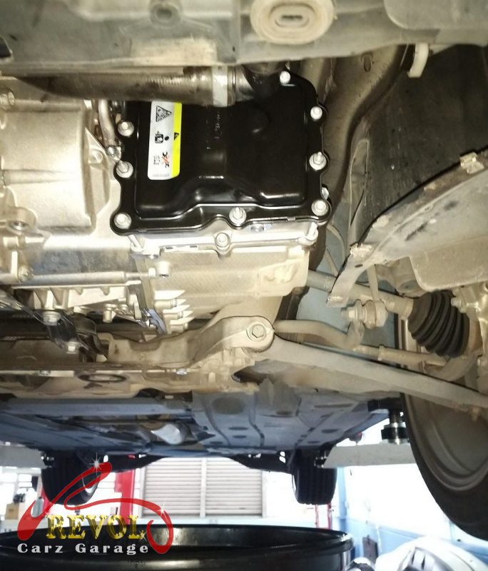 The new mechatronic installed and the DSG filter renewed.