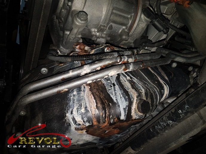 The Audi A4 checked, the coolant leak traced to the pump.