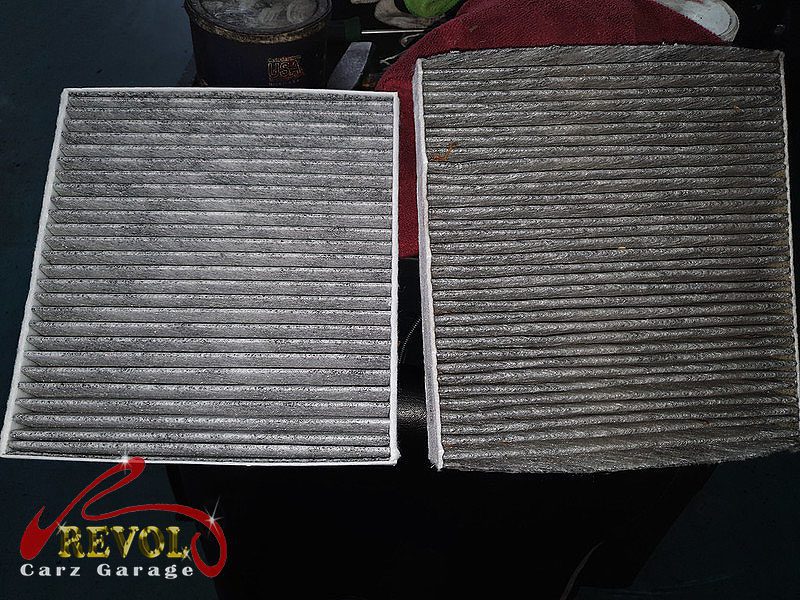 The old battery removed from the car.