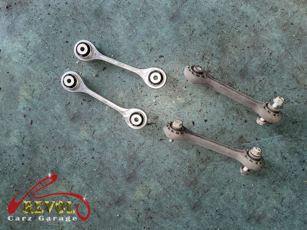The new links installed and the service completed.