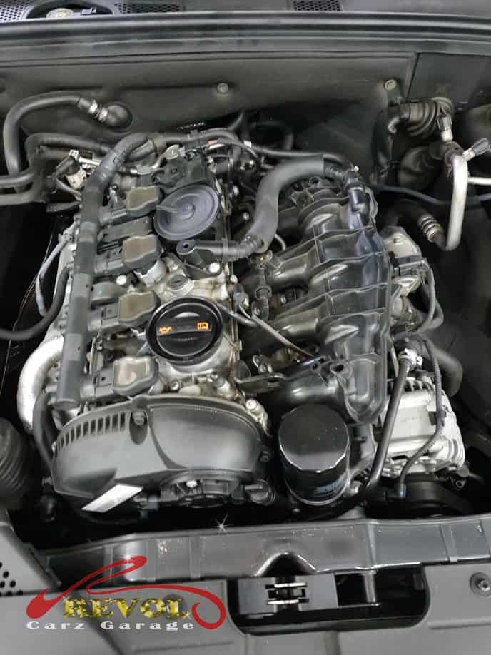 The Audi A4 scanned, the fault pointing to the intake manifold position sensor.