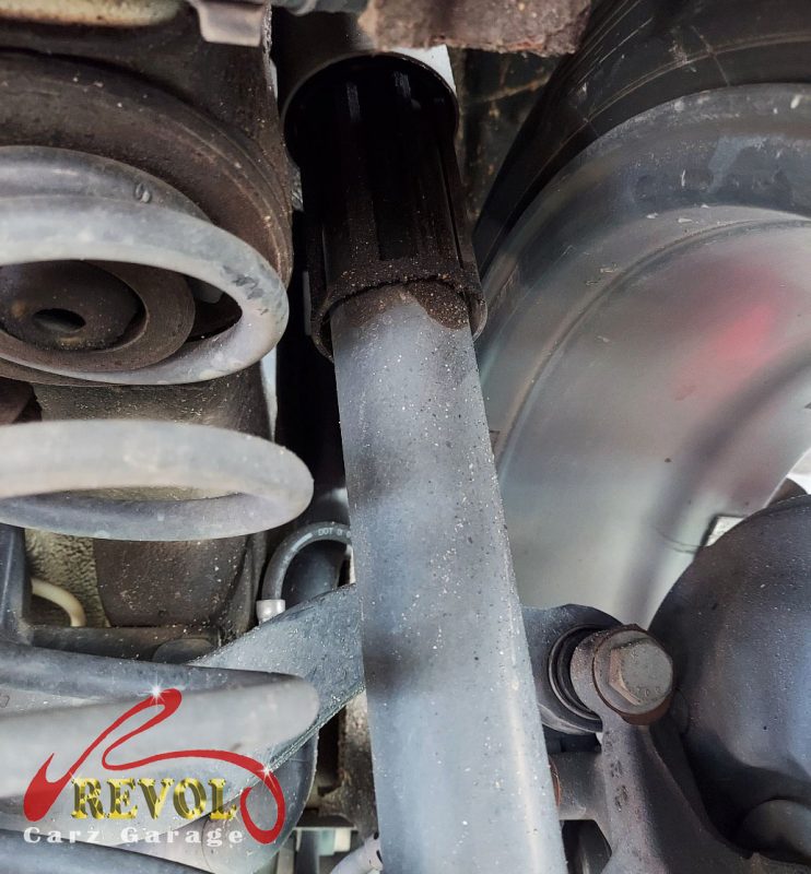 The belts, hoses and underbody inspected.