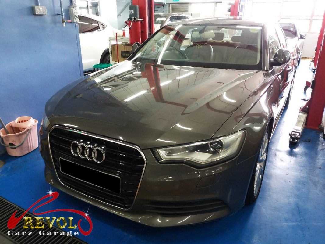 The new genuine Audi-spec crankshaft position sensor ready to fit.