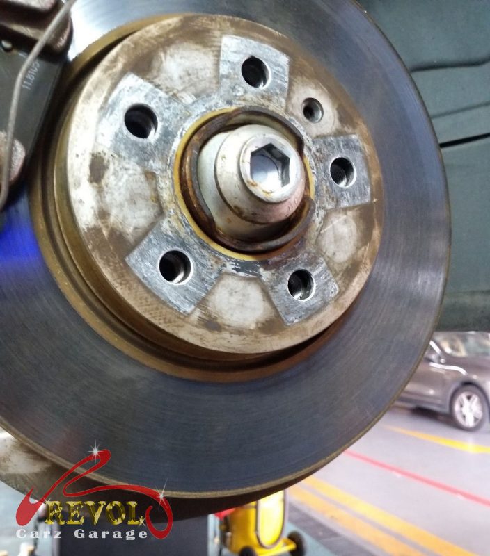 The wheel spun to confirm it turned free and silent.