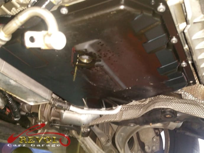 The computerised scan showing fault code P17D5, the gear control unit failure.