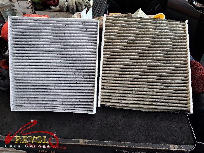 The new genuine-quality air filter ready to fit.