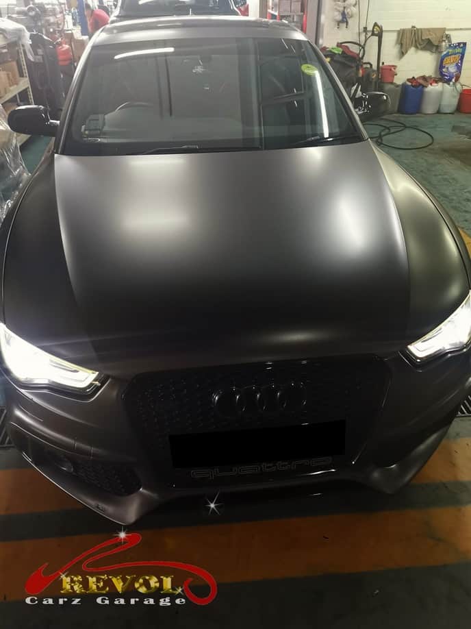 Audi S5 at the workshop, in with a check engine light and power loss.
