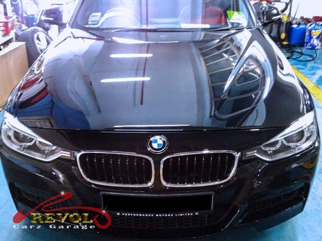 The bodywork brought back to true and the paint refinished to match.