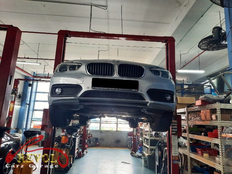 Diagnostic scan on the BMW 116d pointing to the failed wheel speed sensor.