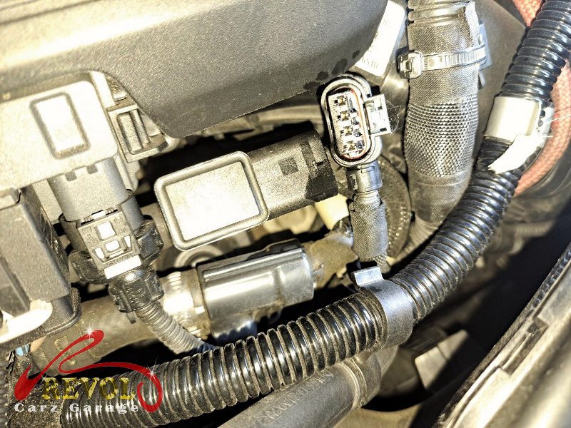 The engine oil and filter changed on the BMW 216d.