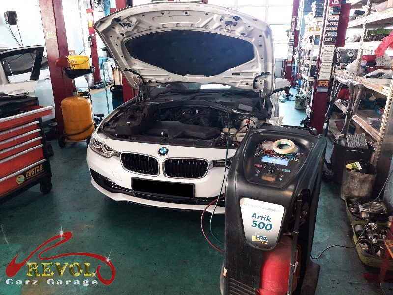 The belts, hoses and underbody inspected.