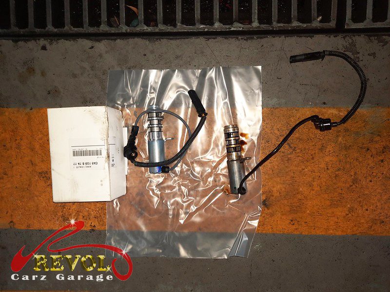 The new BMW-spec oil pressure regulating valve ready to fit.
