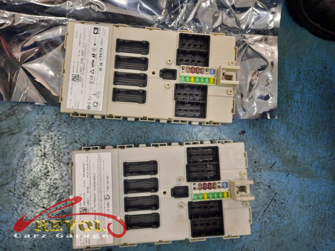The diagnostic scan showing the body control module fault on the BMW 216d, the new module coded to the car.