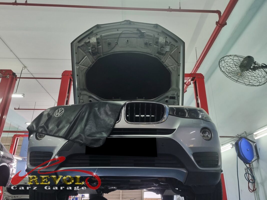 Diagnostics showing the boost-pressure fault on the BMW X3.
