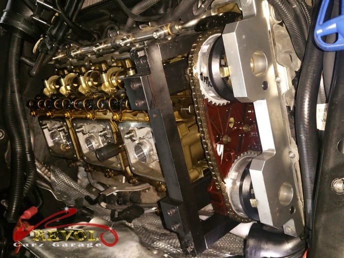 The improved metal timing gear screw ready to fit.