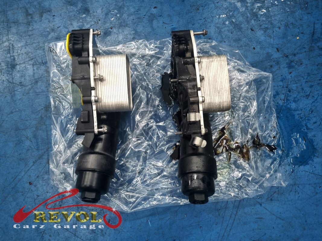 The new BMW-spec oil filter housing gasket ready to fit.