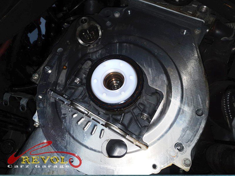 The gearbox filled with the exact ZF-spec fluid to the temperature procedure.