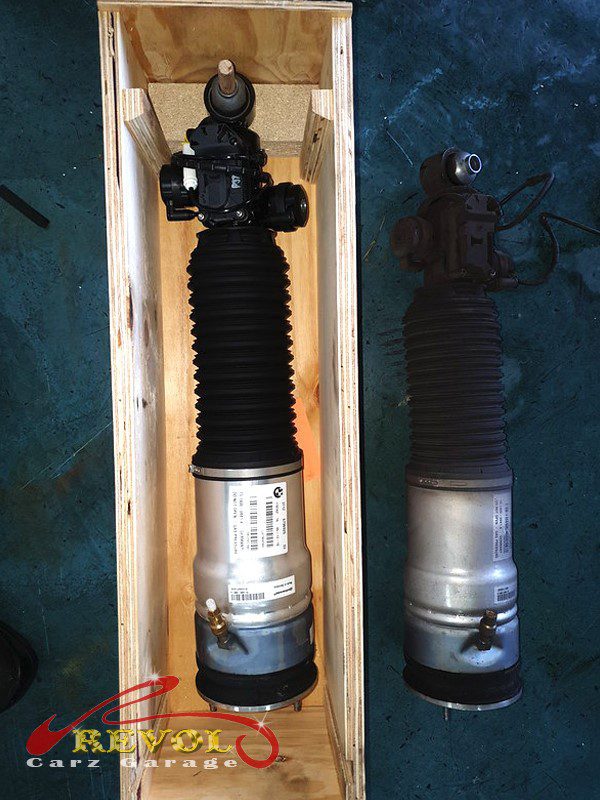 The new genuine BMW-spec air spring ready to fit.
