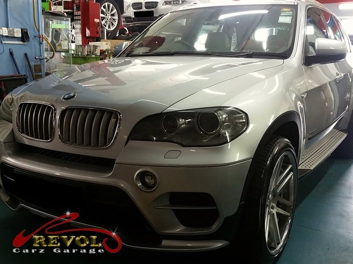 The X5 run in and checked, oil pressure healthy, back to full performance.