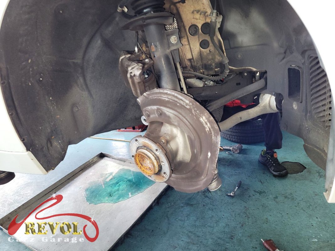 The air and cabin filters replaced during the service.