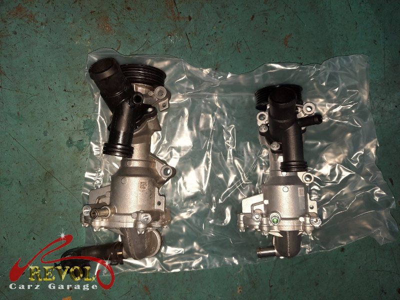 The engine oil and filter changed on the Mercedes-Benz B180.