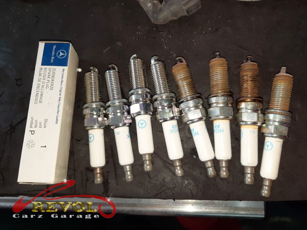 The battery load-tested during the service.