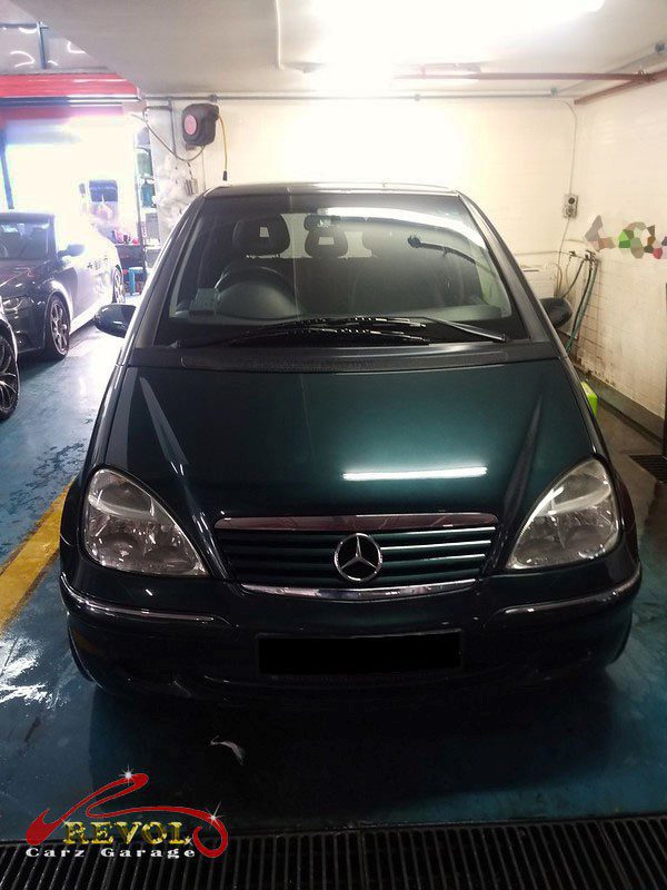 The car ready to go.