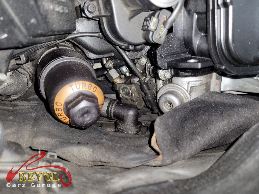 The belts, hoses, tyres and underbody inspected.