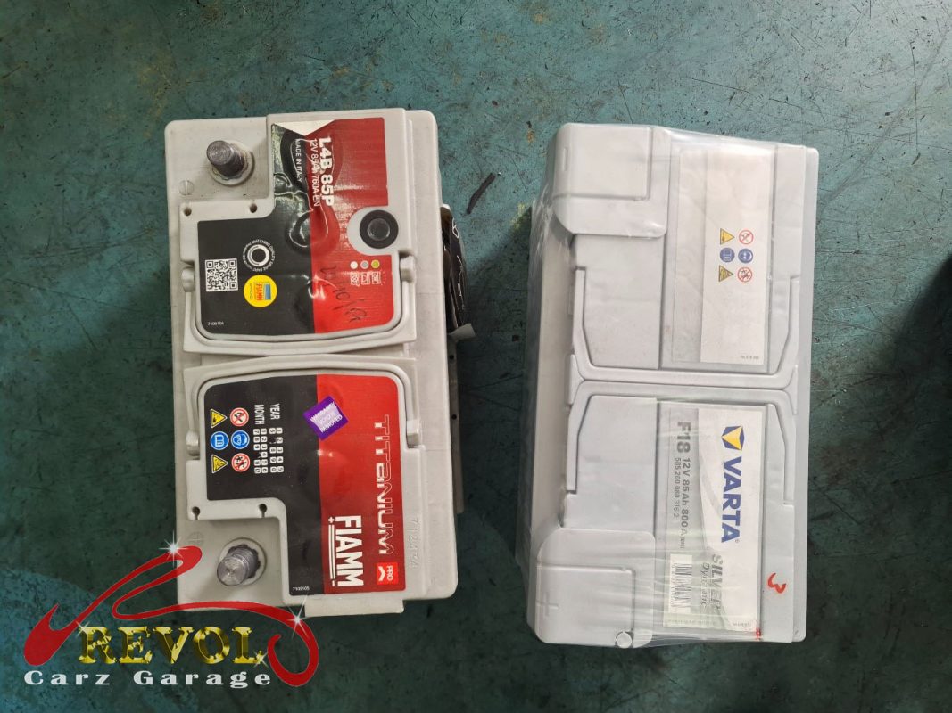 The tired battery flagged on the load test.