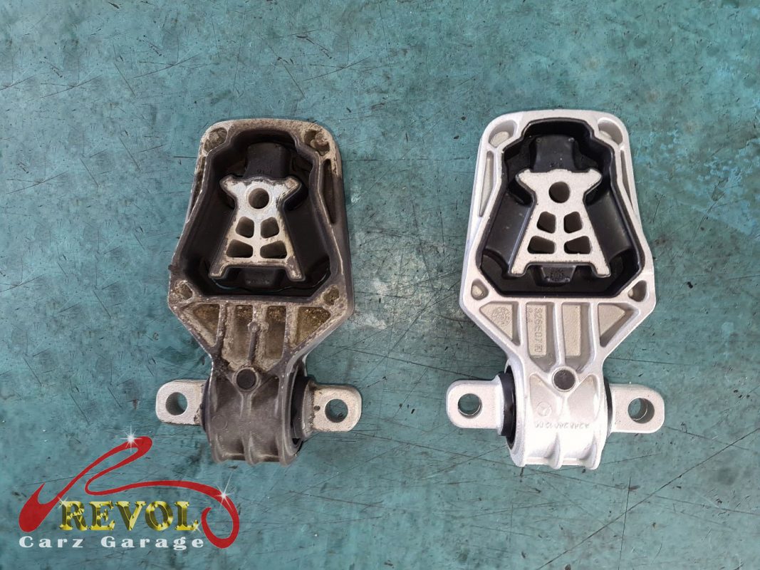 The new genuine Mercedes-spec engine and gearbox mounts ready to fit.