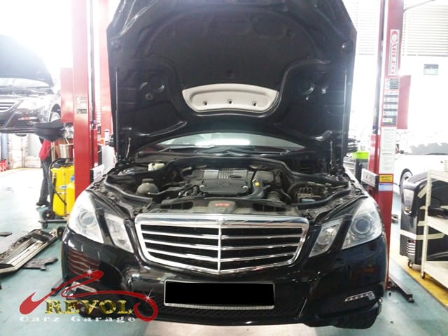 The battery and charging system tested on the Mercedes-Benz E250.