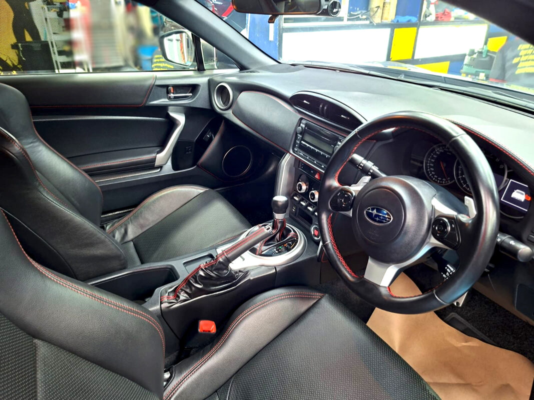 The finish refined to remove the dullness and bring back the gloss.