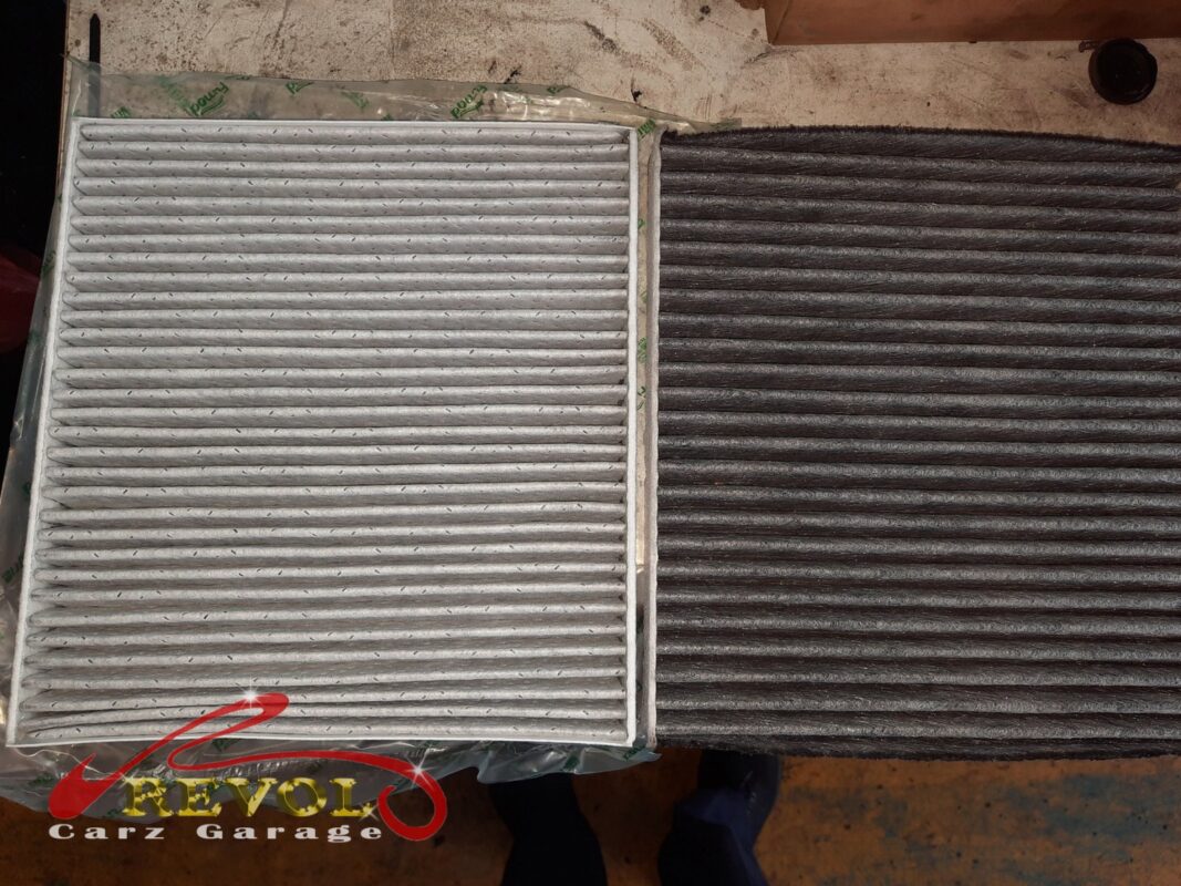 The engine oil and filter changed on the Volkswagen Golf.