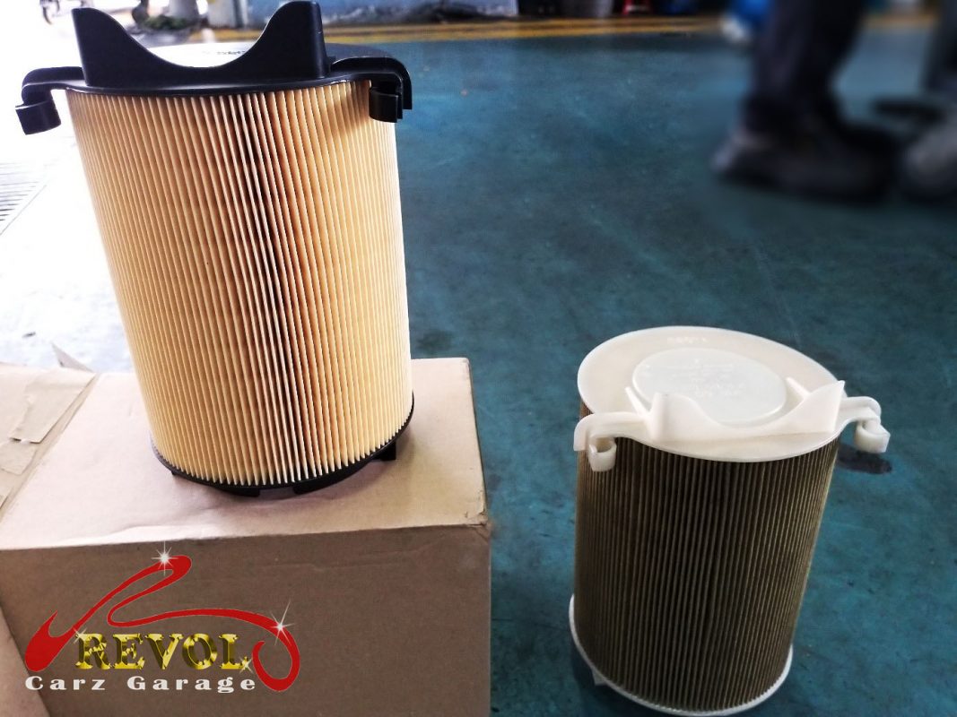 The new genuine VW-spec fuel filter ready to fit.