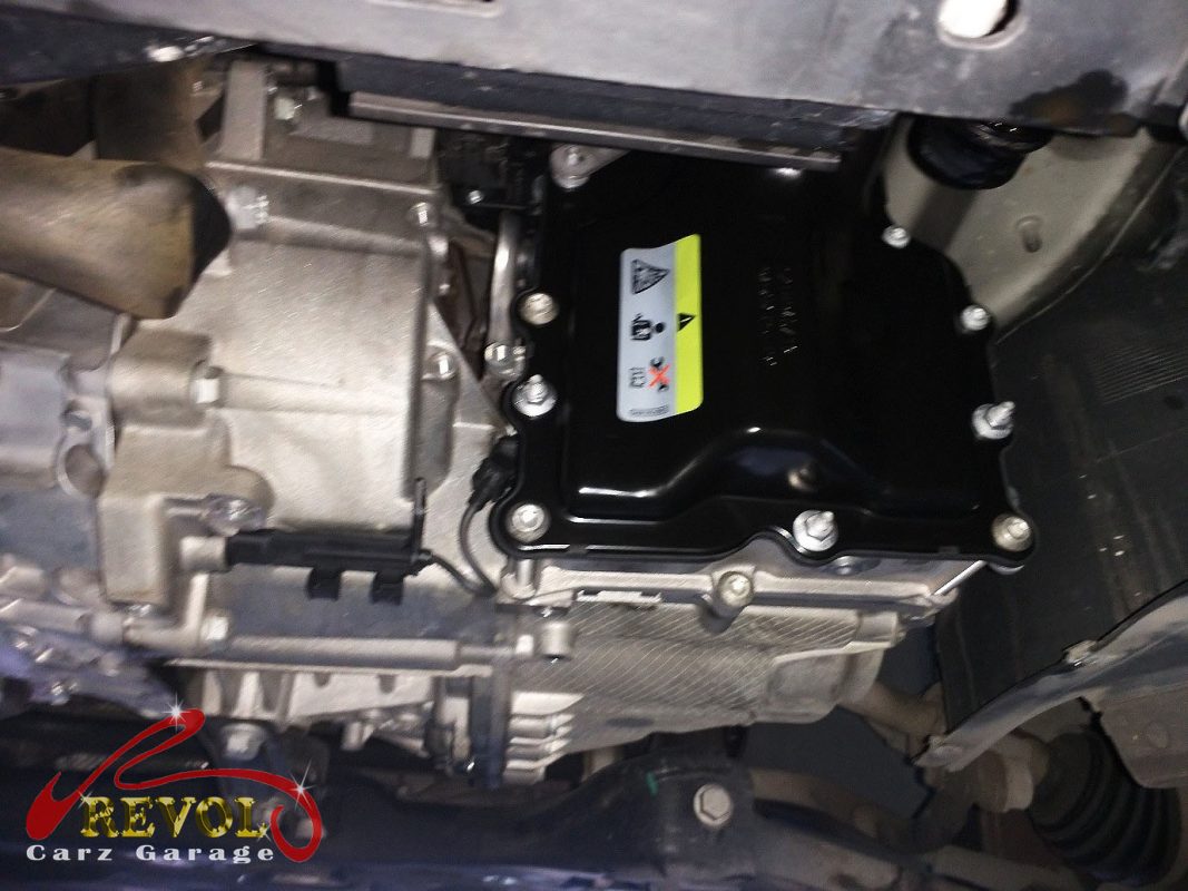 The new mechatronic installed and the DSG filter renewed.